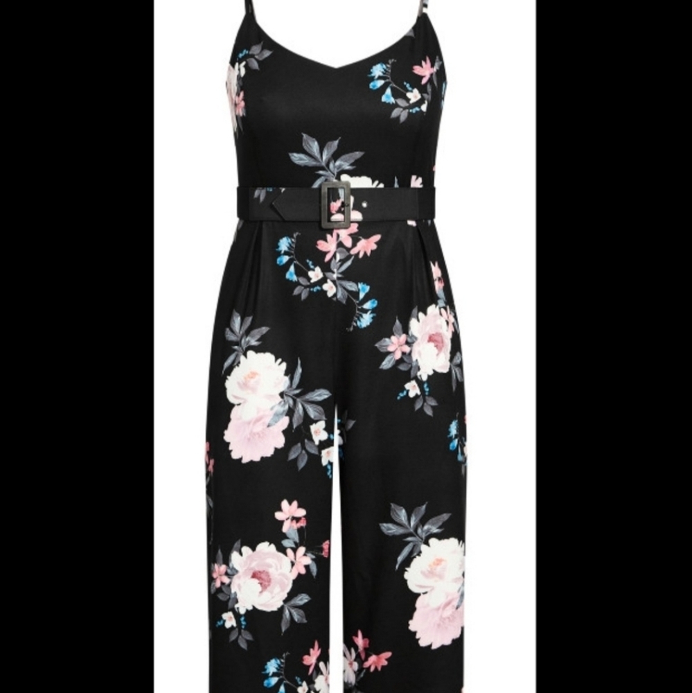 City Chic Floral Romper